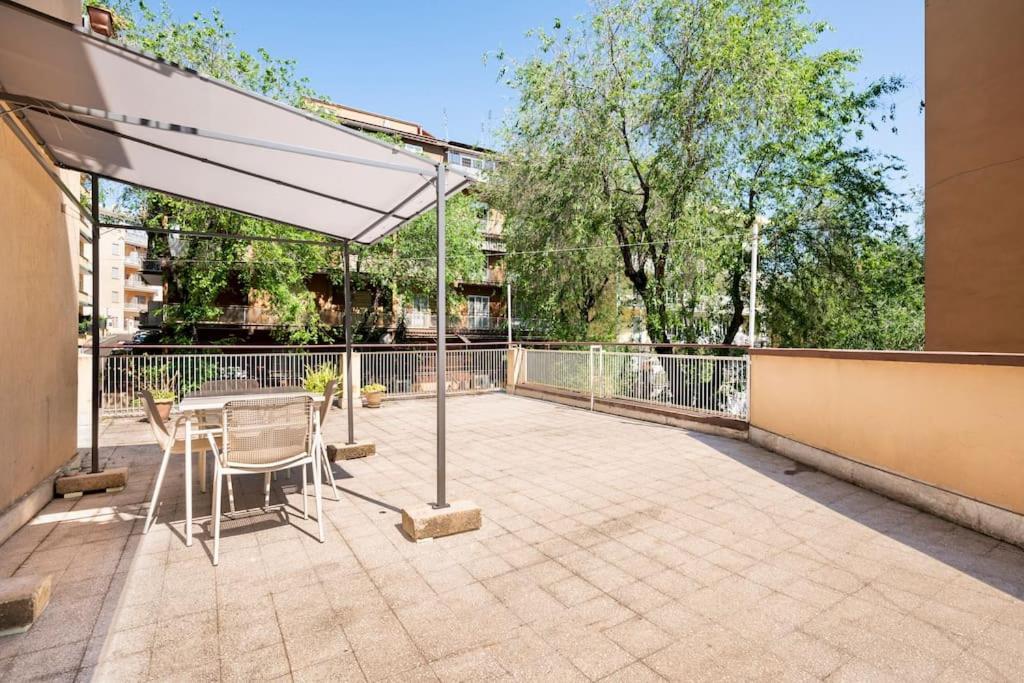44Oz Apartment With Terrace In Monteverde Roma Eksteriør bilde